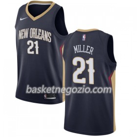 Canotte Uomo New Orleans Pelicans Darius Miller 21 Nike 2017-18 Navy Swingman